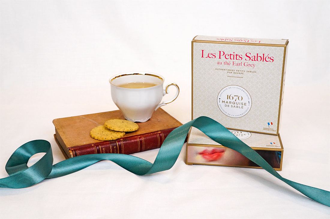 La Sablésienne Bergamot Tea Shortbread Cookies 100g thumbnail 2