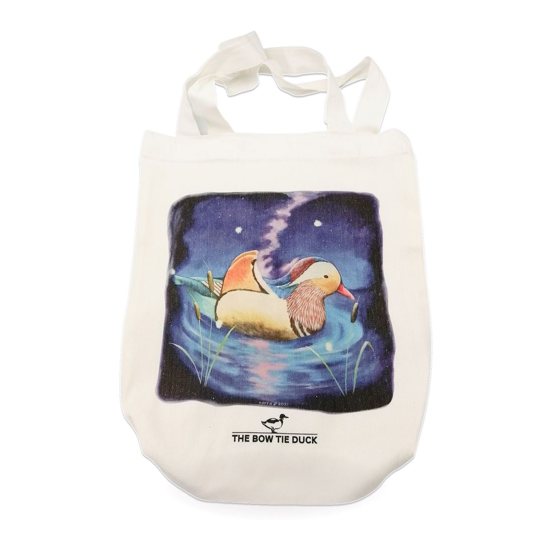 The Bow Tie Duck Reusable Canvas Tote (Limited Edition) thumbnail 3