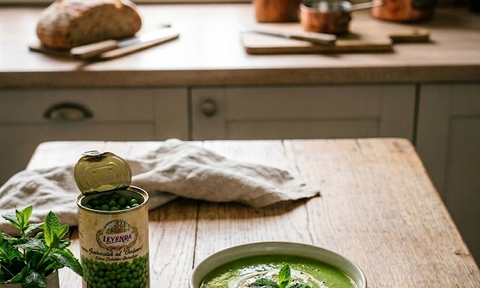 SAVORING THE GREENS: A SILKY SWEET PEA & MINT SOUP