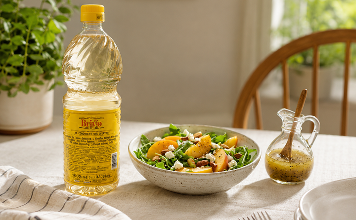 CRISP & VIBRANT: THE ULTIMATE SUMMER PEACH & ARUGULA SALAD
