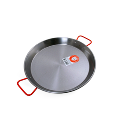 Polished Steel Paella Pan 8 Portions