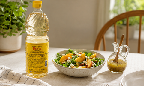 CRISP & VIBRANT: THE ULTIMATE SUMMER PEACH & ARUGULA SALAD