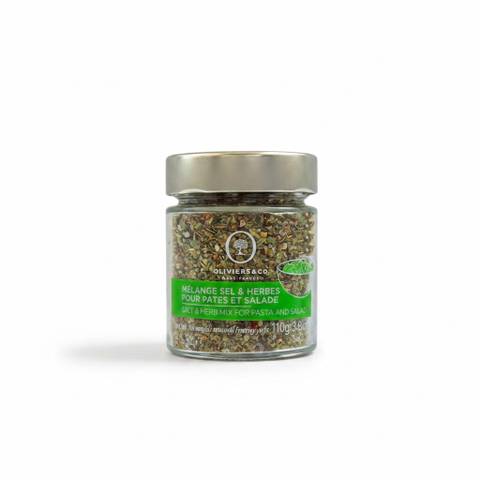Oliviers & Co Salt & Herb Mix for Pasta and Salads by Michelin Chef Jean-Marie Meulien