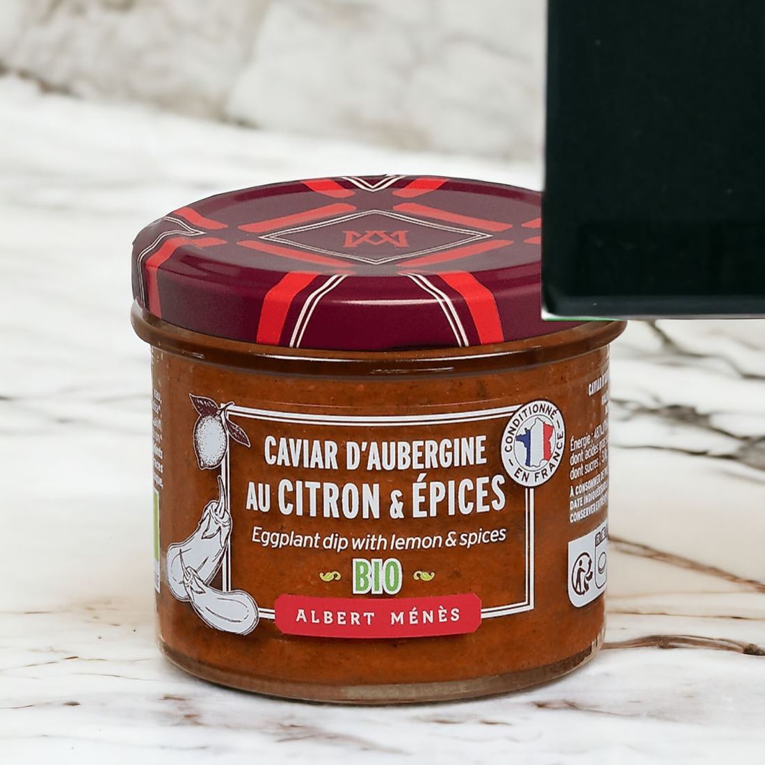 Albert Ménès Organic Aubergine Caviar with Lemon and Spices 1