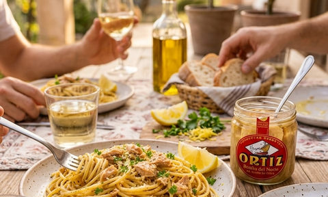 TUNA IN OLIVE OIL PASTA (QUICK & EASY)