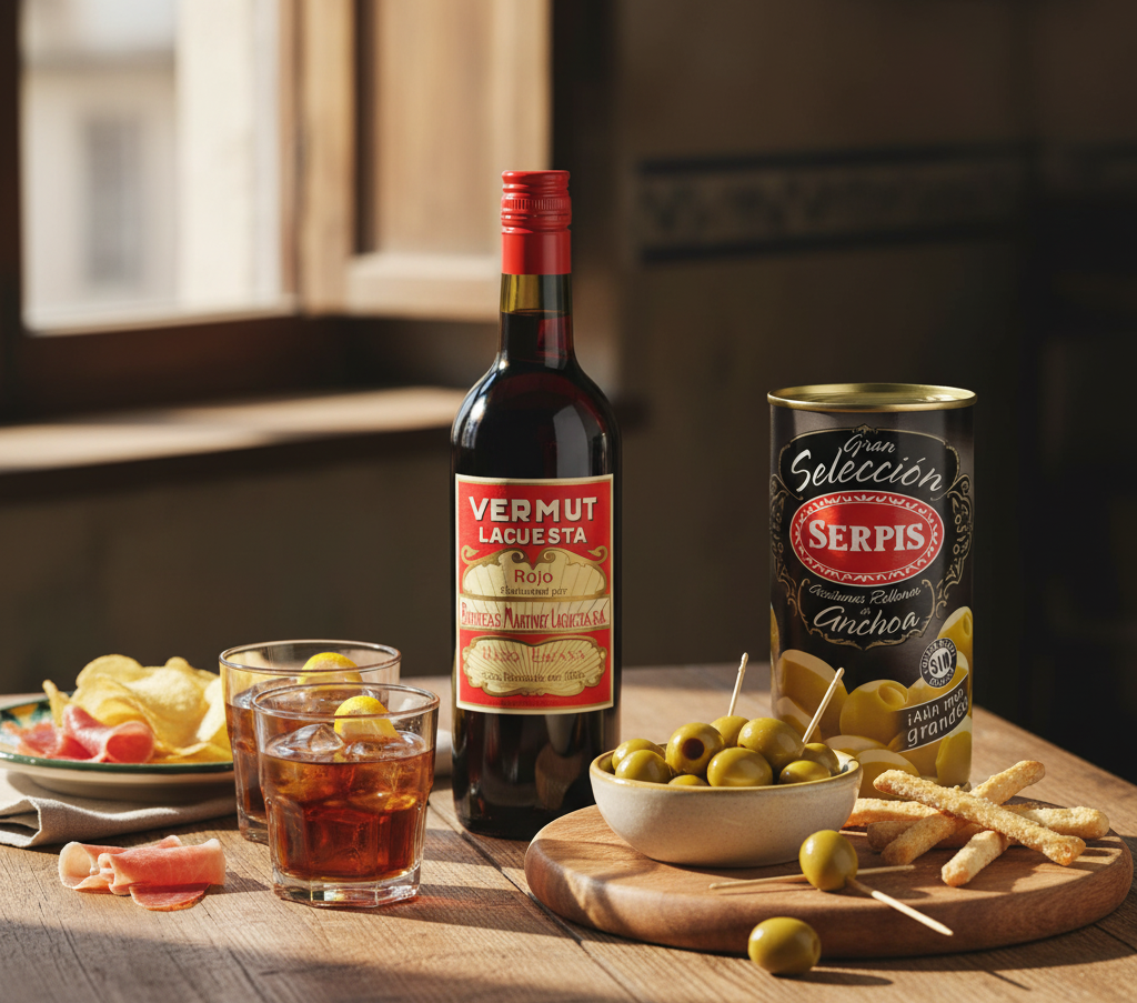THE APERITIF EQUATION: BITTER + BRINY = BLISS