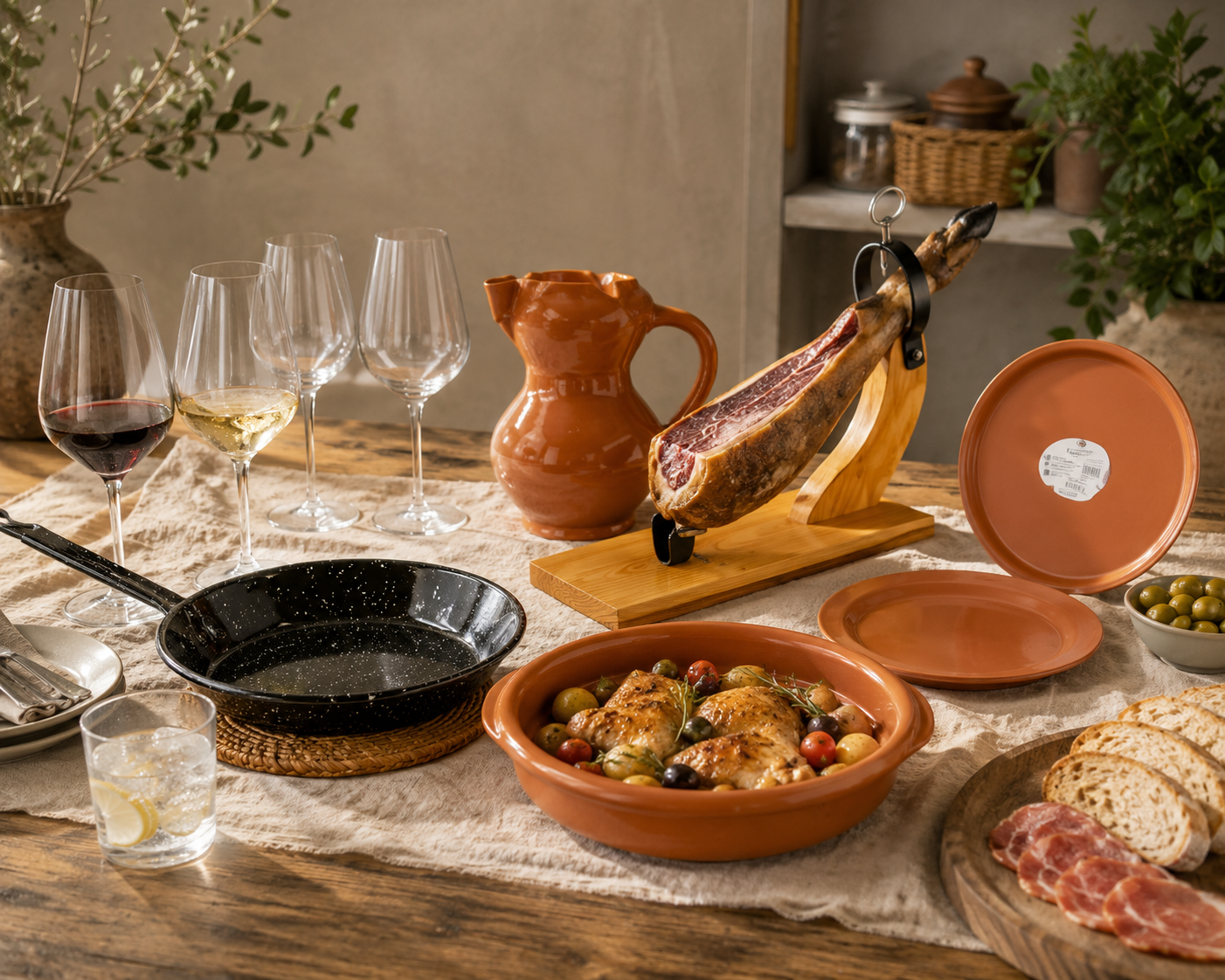 ELEVATE EVERY MEAL WITH TIMELESS SPANISH TABLEWARE & GLASSWARE