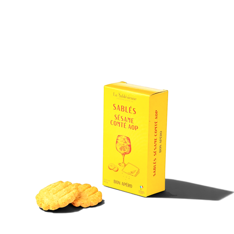 La Sablésienne Comté AOP & Sesame Savory Shortbread 40g