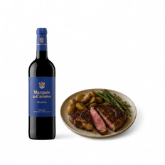 Curated Gourmet Selection: The Royal Rioja & Ribeye Reserve