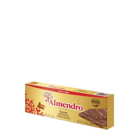 El Almendro Crunchy Chocolate Turrón 100g