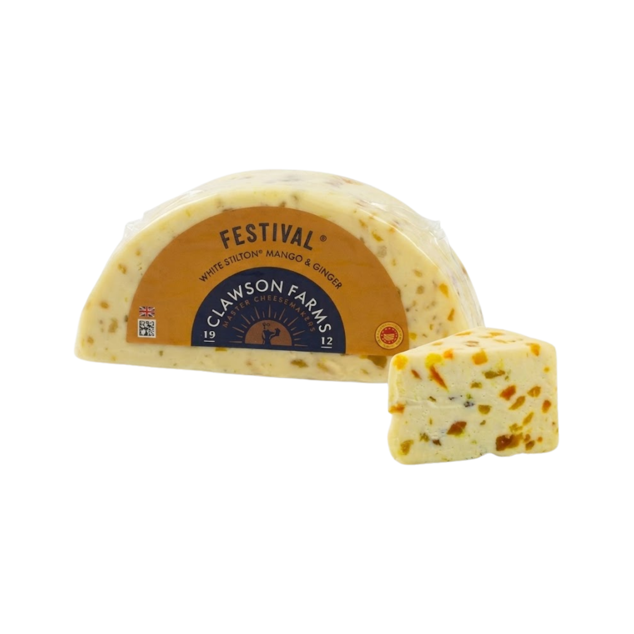 Clawson White Stilton With Mango and Ginger