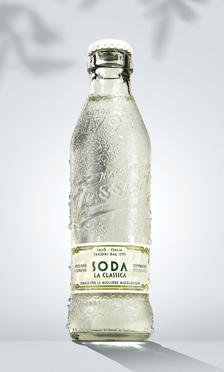 Tassoni Soda Water (Soda La Classica) 180ml thumbnail 2