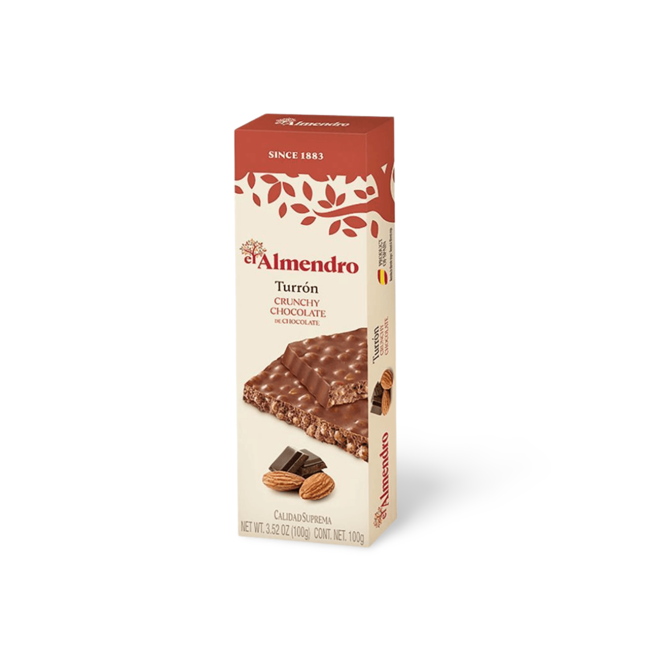 El Almendro Crunchy Chocolate Turron