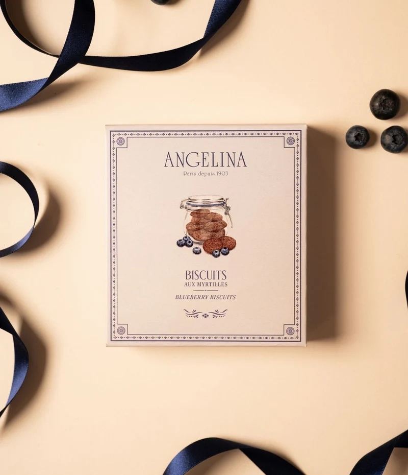 Angelina Galettes Fines Biscuits with Blueberry Pieces thumbnail 2