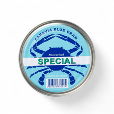 SPECIAL PASTEURIZED CANNED CRAB MEAT "SARAVIA BLUE CRAB"