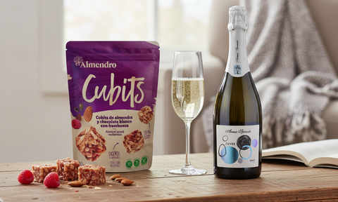   SPARKLING BRUT MEETS WHITE‑CHOCOLATE RASPBERRY CUBITS: A PERFECT PAIRING
