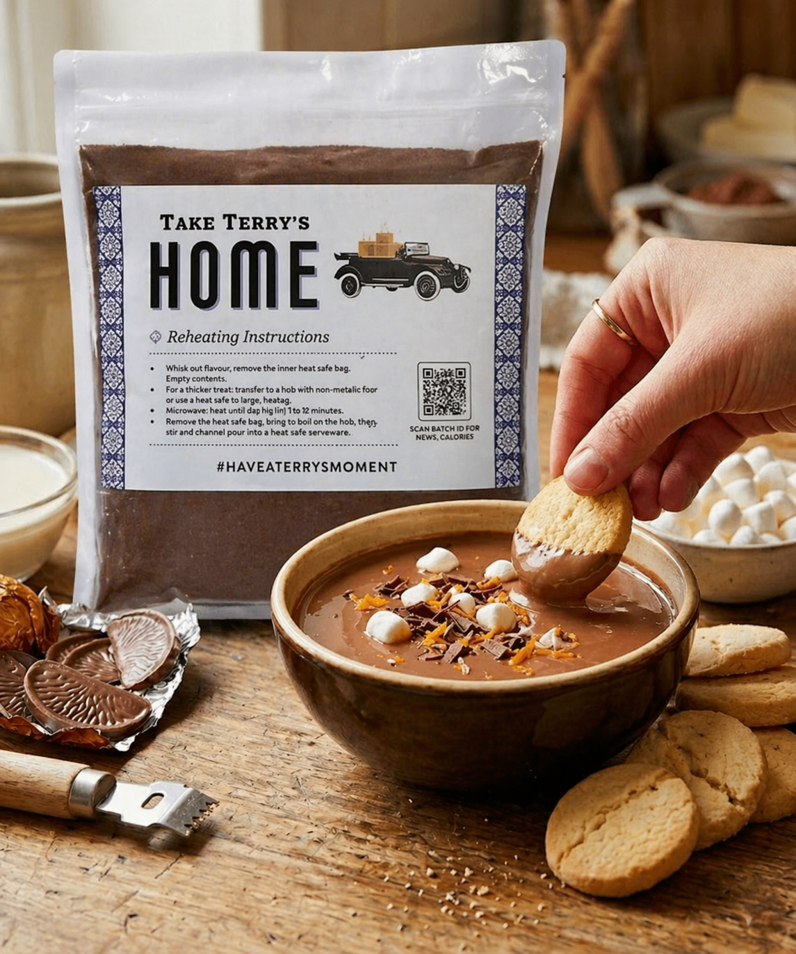 THE ULTIMATE CROWD-PLEASER: TERRY’S SIGNATURE HOT CHOCOLATE DIP