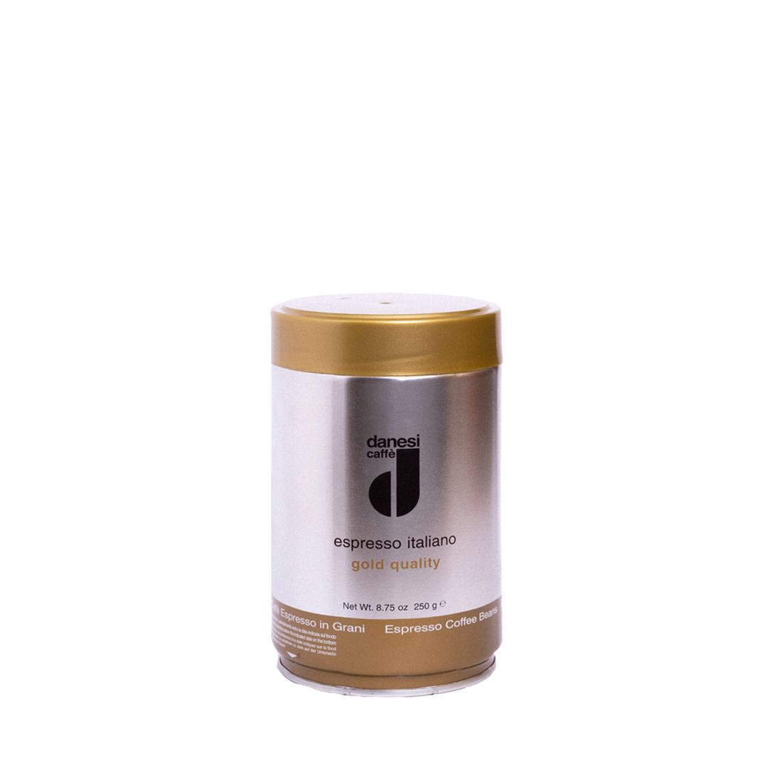 Danesi Gold Quality Whole Beans in Tin Can 1