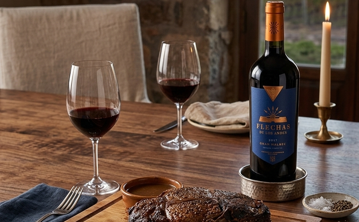 THE ART OF THE ARGENTINIAN FEAST: FLECHAS DE LOS ANDES GRAN MALBEC & RIBEYE ROAST