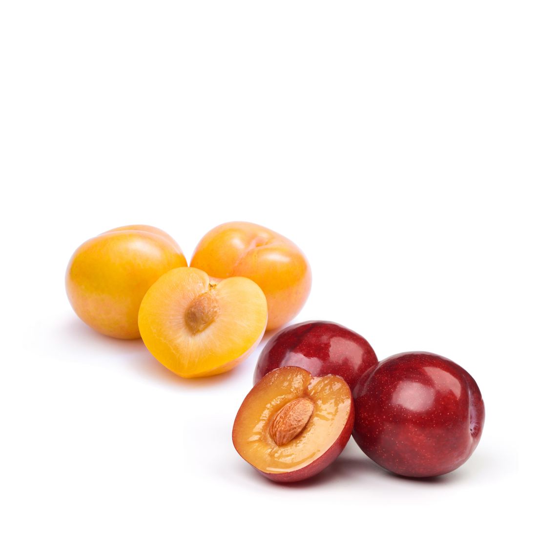 Fresh Yellow and Red Plums (Prunes from France) 1