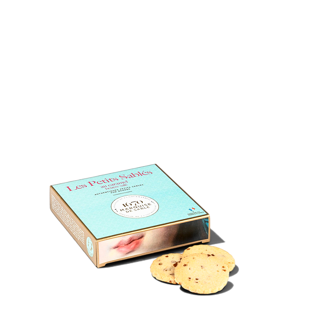 La Sablésienne Salted Butter Caramel Shortbread Cookies 100g 1