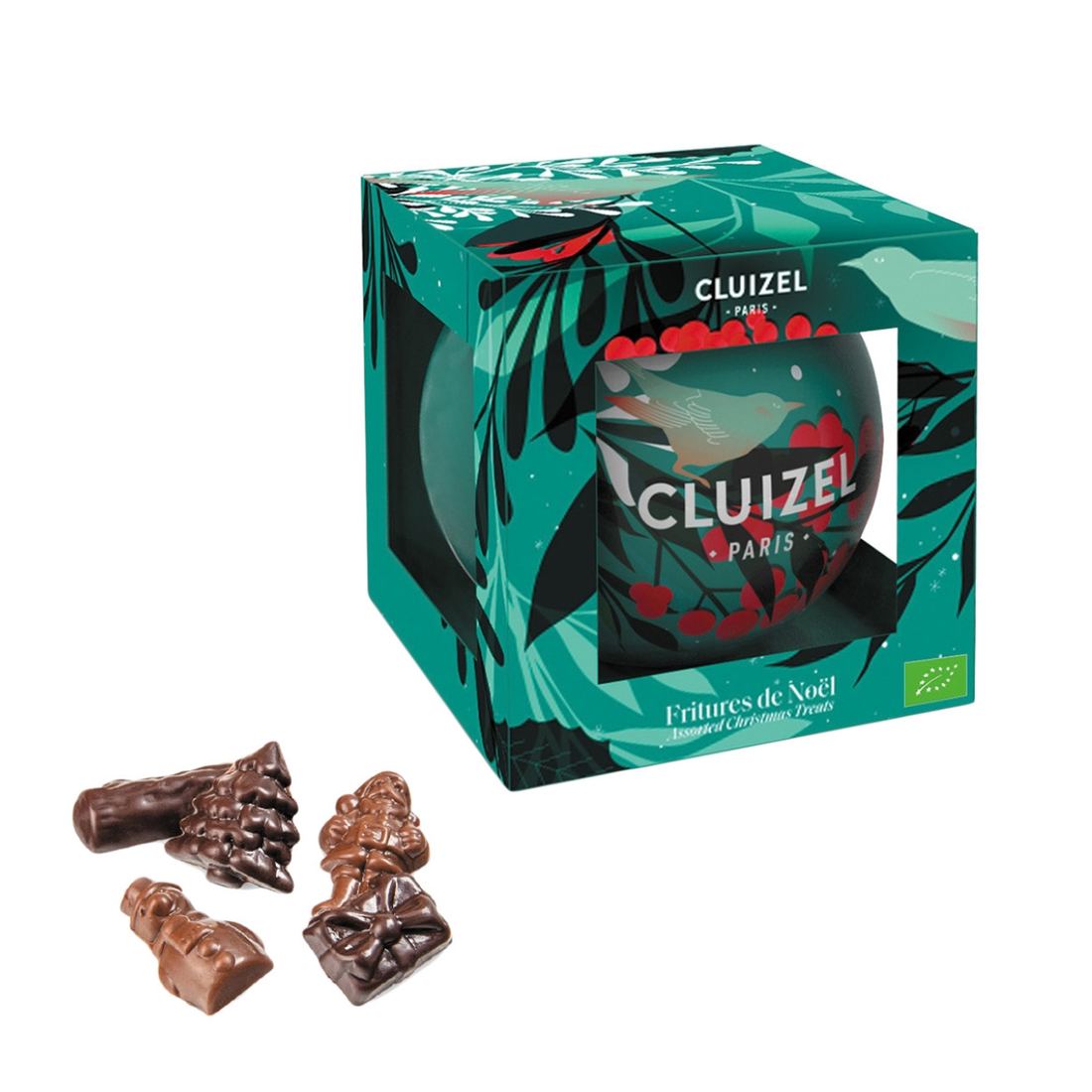 Michel Cluizel Christmas Ball with Chocolates 1