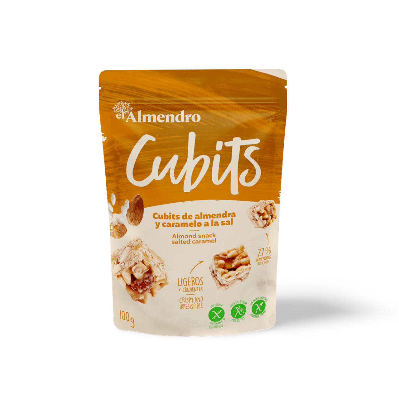 El Almendro Salted Caramel Almond Cubits
