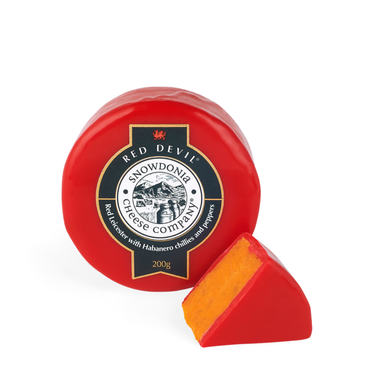 Snowdonia Red Devil Red Leicester with Habanero Chillies and Peppers