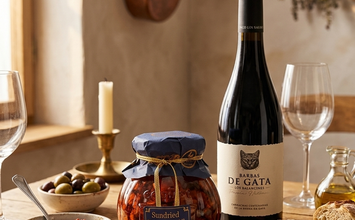 THE ULTIMATE UMAMI MATCH: BALANCINES BARBAS DE GATA & COQUET SUNDRIED TOMATOES