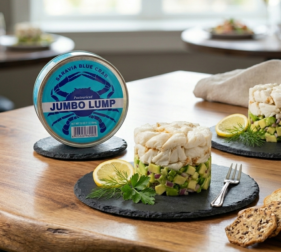 SARAVIA BLUE CRAB – JUMBO LUMP CRAB & AVOCADO TOWER