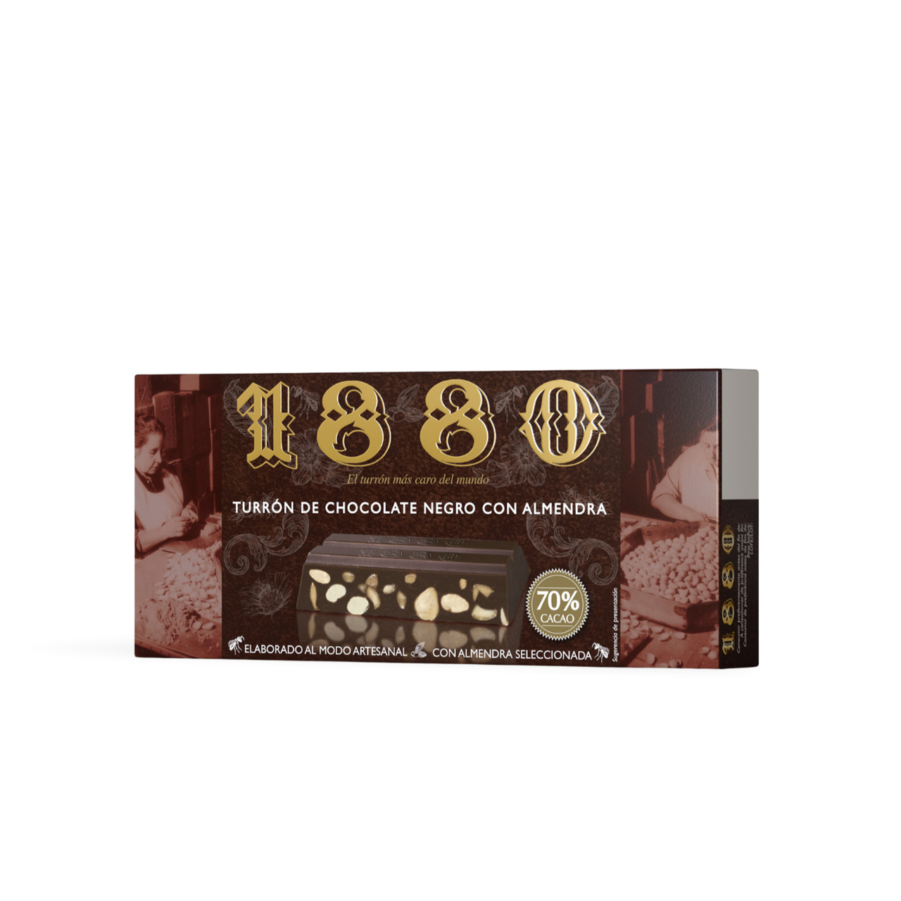 1880 Dark Chocolate Nougat with Almond 70%