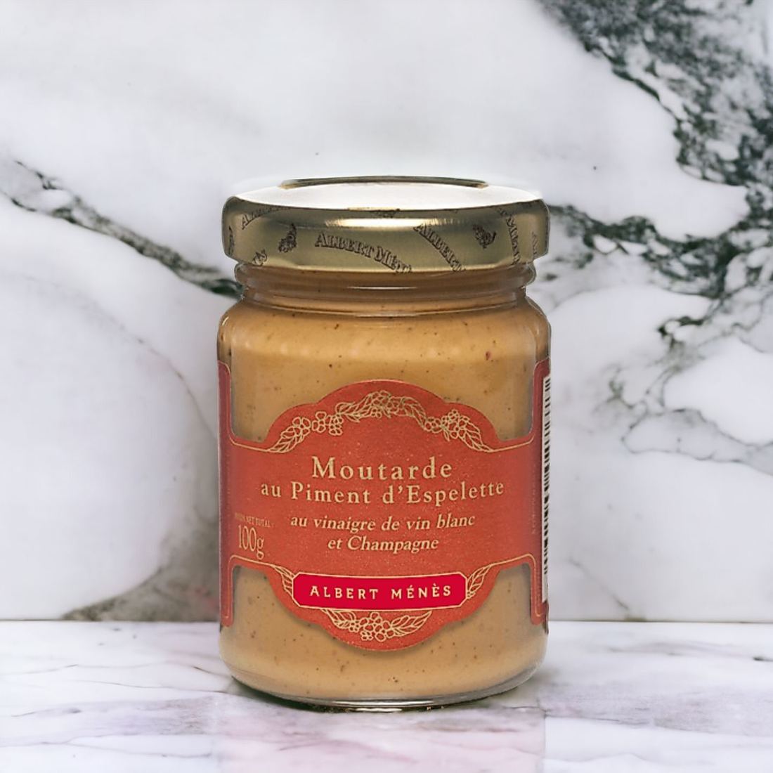 Albert Ménès Espelette Pepper White Wine and Champagne Mustard 1