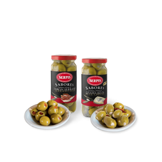 Olive Medley Delight: Serpis' Unique Stuffed Olives