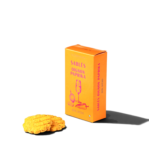La Sablésienne Onion & Paprika Savory Shortbread 40g