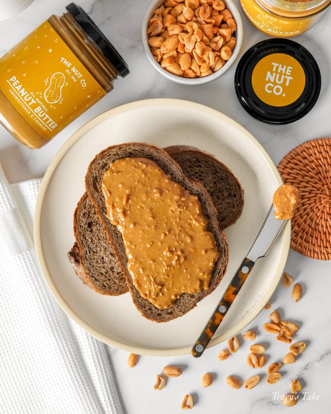 The Nut Co. Crunchy Unsweetened Peanut Butter thumbnail 3