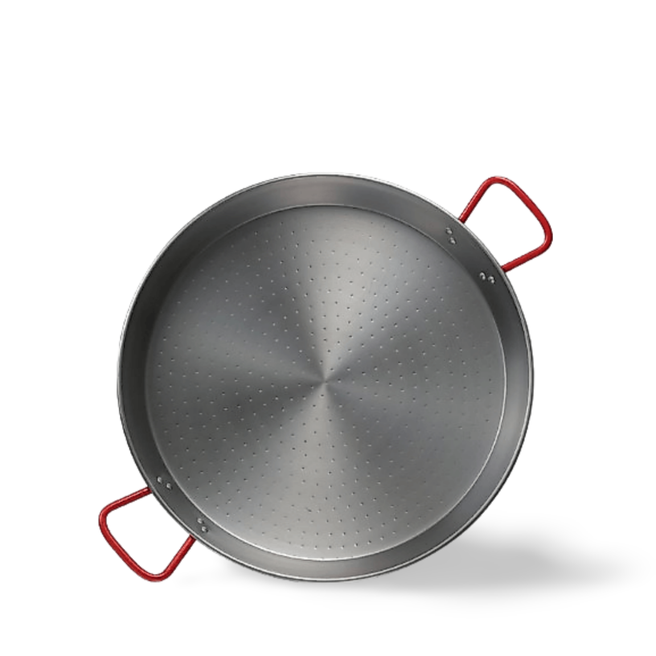 Polished Steel Paella Pan 12 Portions
