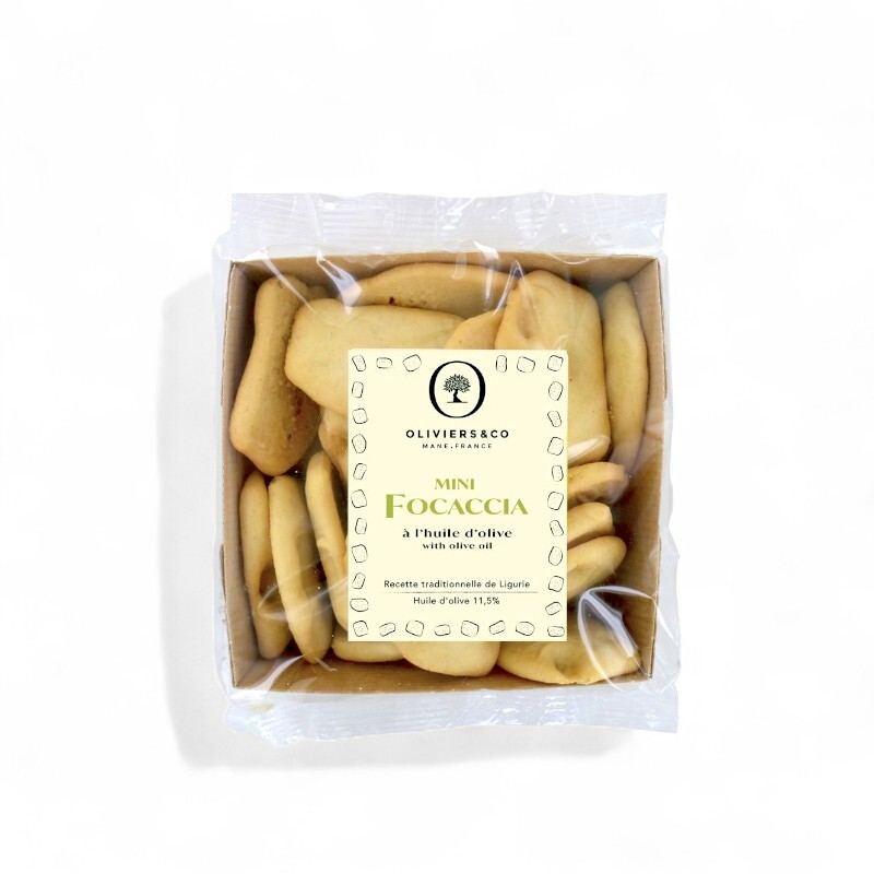 Oliviers & Co Mini Focaccia Savory Biscuits with Olive Oil 1
