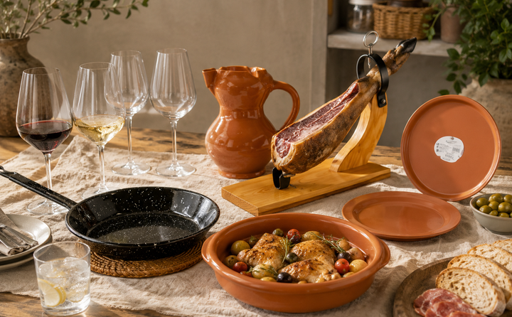 ELEVATE EVERY MEAL WITH TIMELESS SPANISH TABLEWARE & GLASSWARE