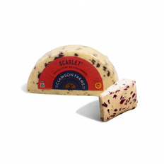 Wensleydale With Cranberries Semi-Hard Cow's Milk Pasteurized U.K.