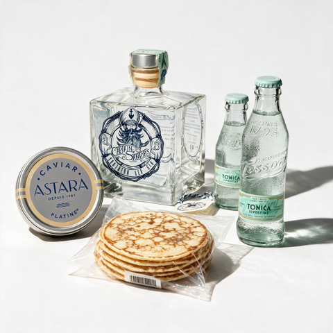 Christmas Caviar and Gin Bundle