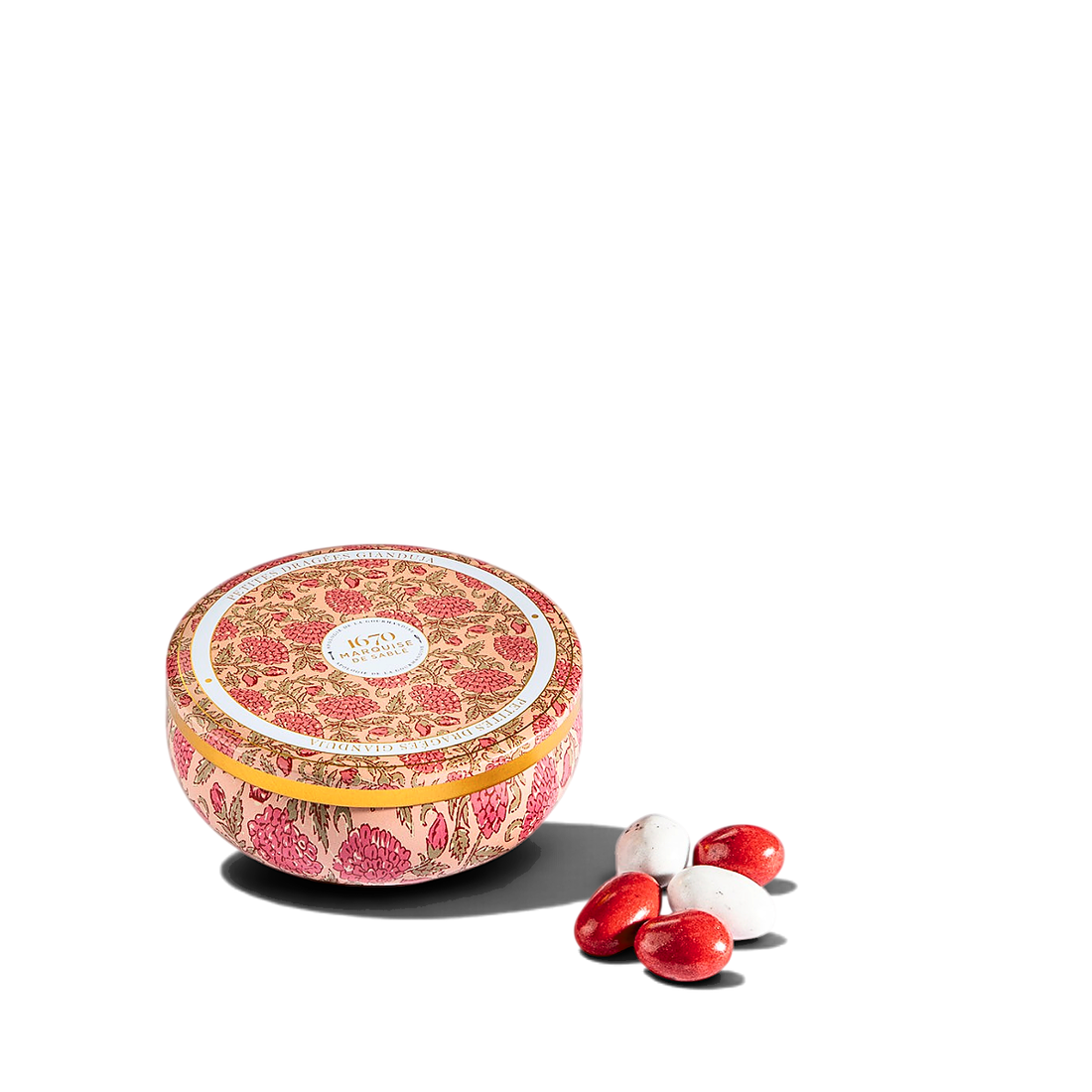 La Sablésienne Gianduja Dragées Tin 140g 1