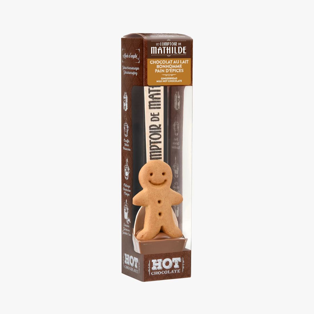 Comptoir de Mathilde Hot Chocolate Gingerbread Man Spoon 1