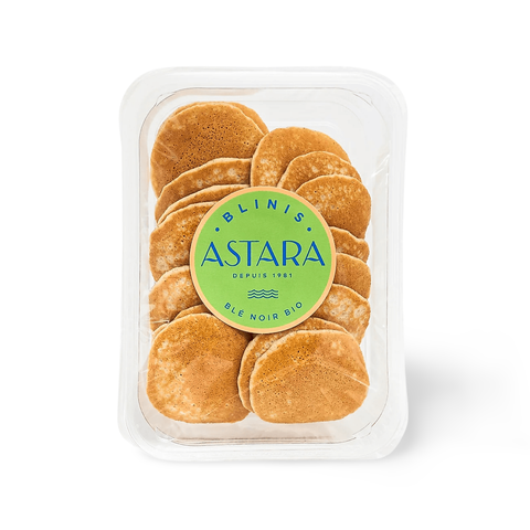 Astara Organic Buckwheat Mini Blinis for Caviar