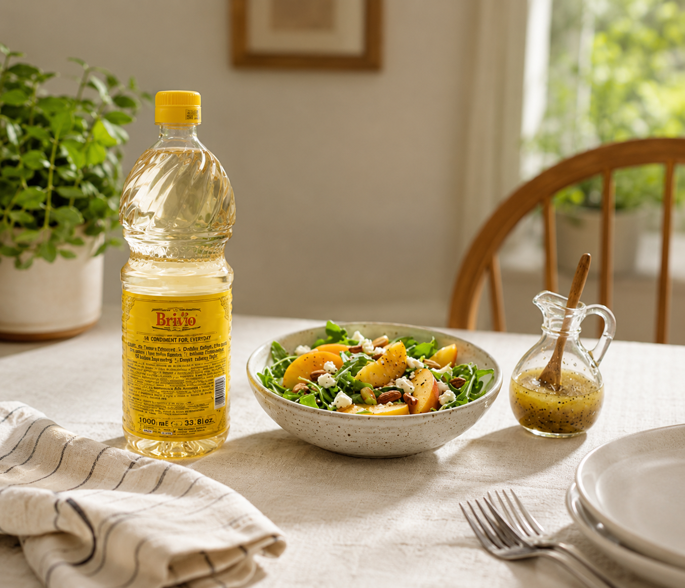 CRISP & VIBRANT: THE ULTIMATE SUMMER PEACH & ARUGULA SALAD