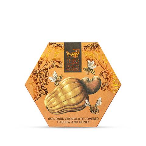 Theo & Philo 65% Dark Chocolate Covered Cashew & Honey