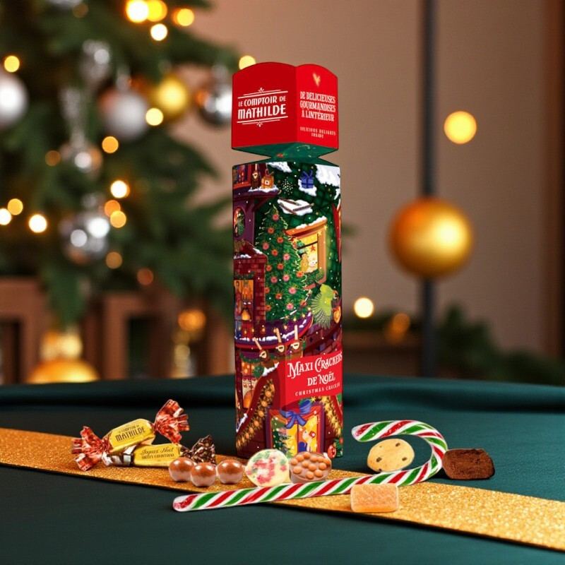 Comptoir de Mathilde Maxi Christmas Crackers - Assorted Sweets 1