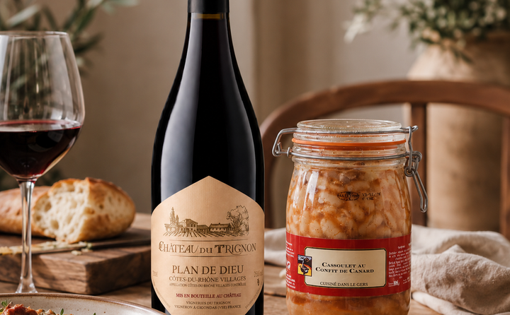 A RUSTIC FRENCH FEAST: CHÂTEAU DU TRIGNON PLAN DE DIEU + MAISON GODARD CASSOULET