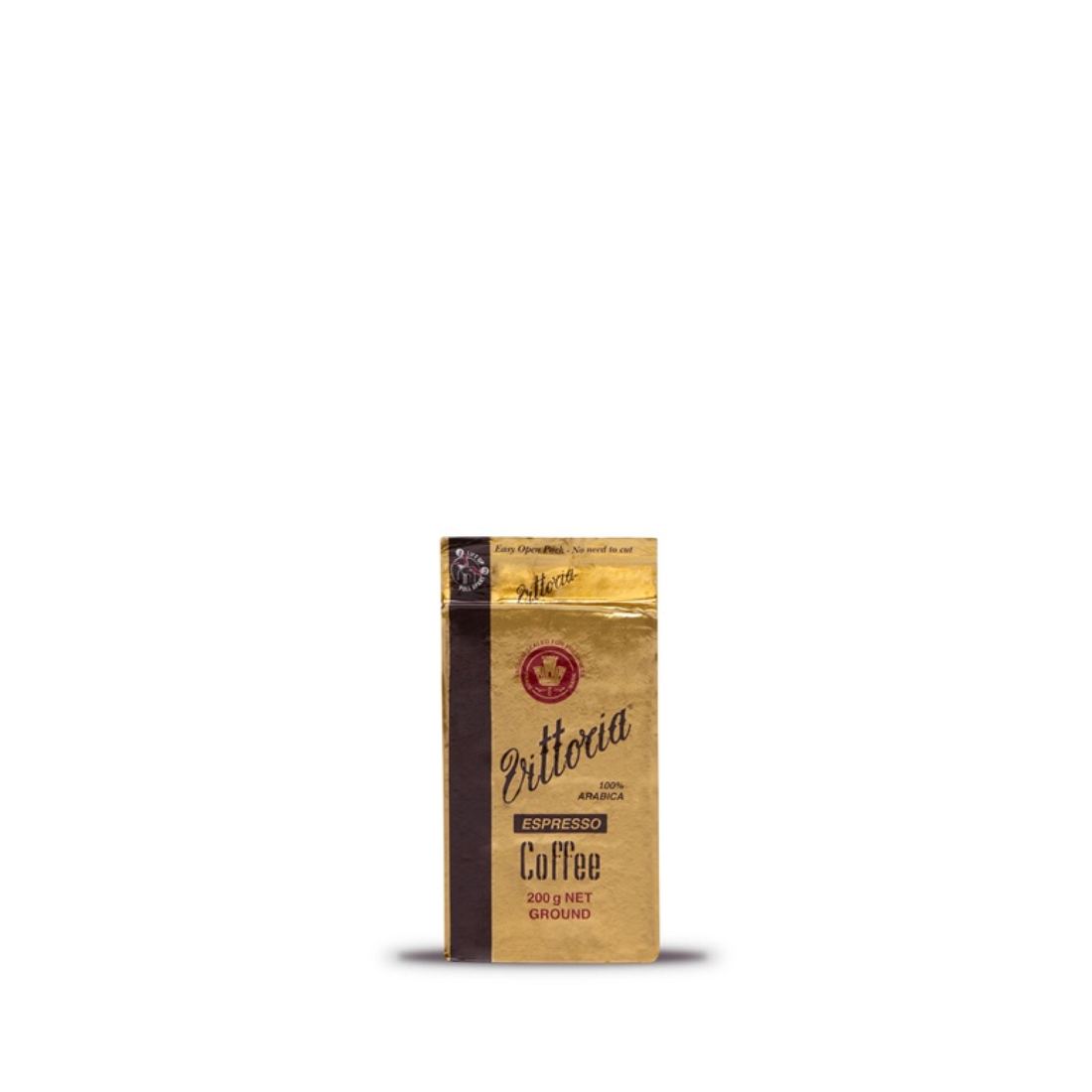 Vittoria Espresso Ground Coffee 200g 1