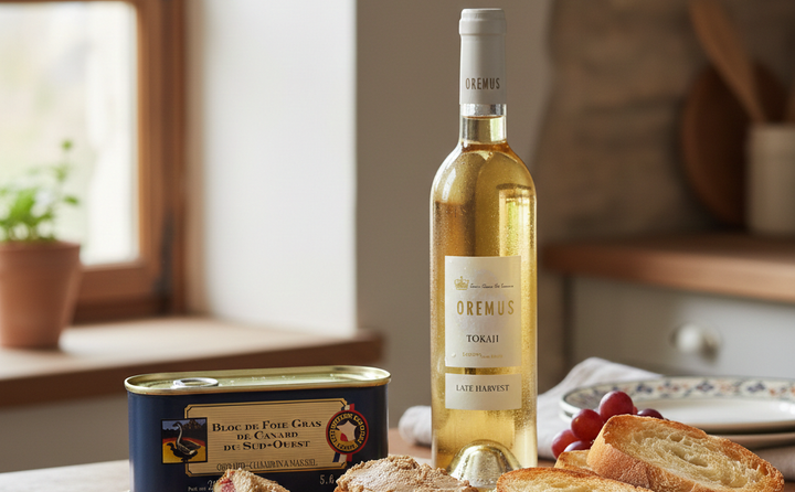 PERFECTLY BALANCED: OREMUS TOKAJI LATE HARVEST & FOIE GRAS