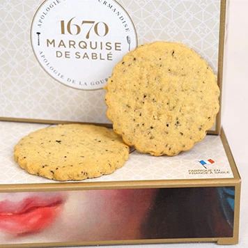 La Sablésienne Bergamot Tea Shortbread Cookies 100g thumbnail 3